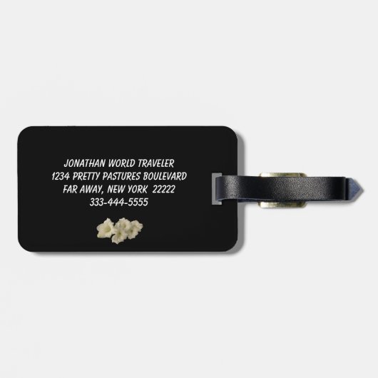 Gladiolas ラゲッジタグ (裏面横)