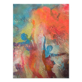 Glädjerus och rörelse brus フォトプリント           