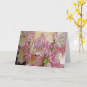 Gladsの母の日の空白のなカード カード (黄色い花)