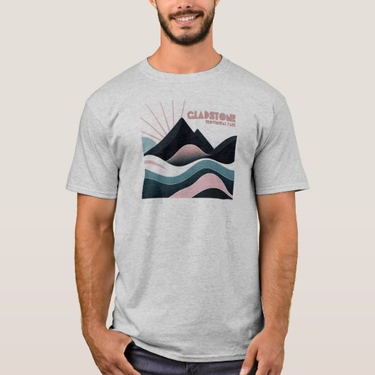 Gladstone Provincial Park Colored Hills Tシャツ (正面)
