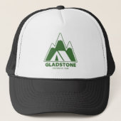 Gladstone Provincial Park Mountains Camping キャップ (正面)