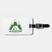Gladstone Provincial Park Mountains Camping ラゲッジタグ (正面横)