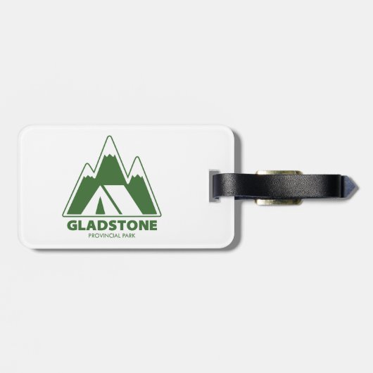 Gladstone Provincial Park Mountains Camping ラゲッジタグ (裏面横)