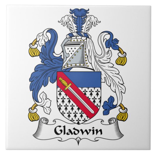 Gladwinの家紋 タイル (正面)