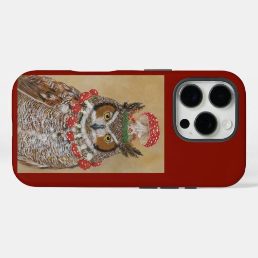 GladwynフクロウiPhone 16 Proケース Case-Mate iPhoneケース (裏面 (横))