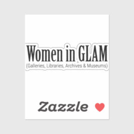 GLAMの女性 シール