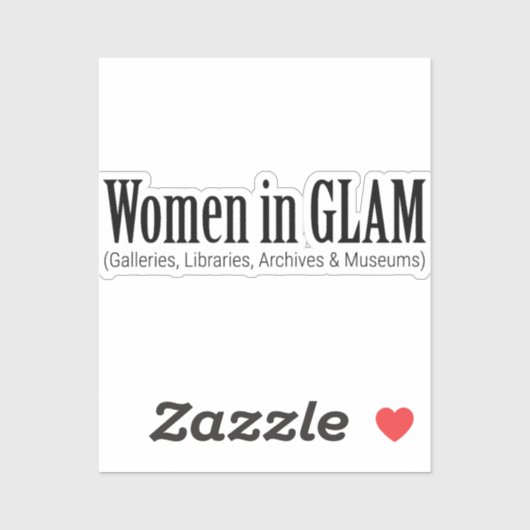 GLAMの女性 シール (シート)