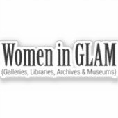 GLAMの女性 シール (正面)