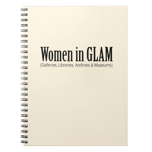 GLAMの女性 ノートブック (正面)