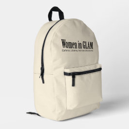 GLAMの女性 プリントバックパック
