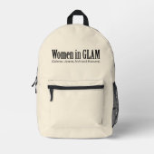 GLAMの女性 プリントバックパック (正面)