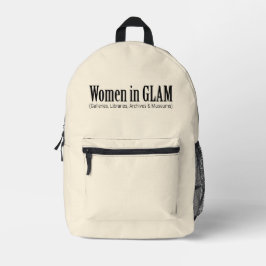 GLAMの女性 プリントバックパック
