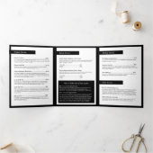 Glamまつげ拡張サロンパンフレット 三つ折りカード (内部)