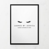 Glamまつげ拡張サロンパンフレット 三つ折りカード (カバー)