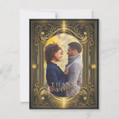 GlamアールデコありがとうID1033 サンキューカード (正面)