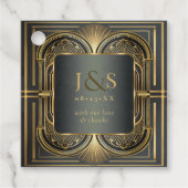 Glamアールデコ結婚の感謝ID1033 フェイバータグ (正面)