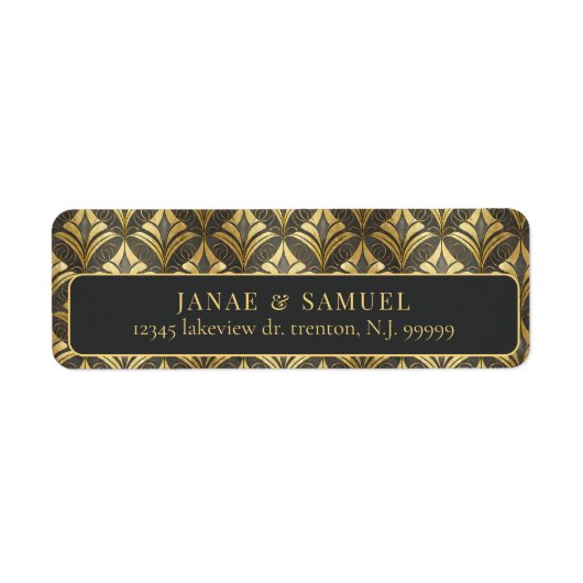 Glamアールデコ結婚のID1033 ラベル (正面)