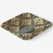 Glamアールデコ結婚パターンID1033 ペーパープレート (傾斜あり)