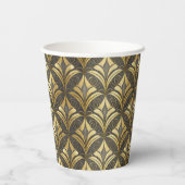 Glamアールデコ結婚パターンID1033 紙コップ (裏面)