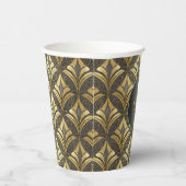 Glamアールデコ結婚パターンID1033 紙コップ (右)