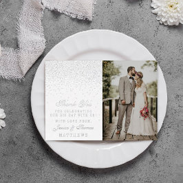 Glamエレガント紙吹雪結婚の写真あり実在 箔招待状