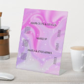 Glamエレガント Iridescentホログラフィック価格リストPe 台座サイン (インサイチュ)