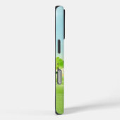 GlamグリッターレディーゴルファーPink Cart Clubsモノグラム Case-Mate iPhoneケース (裏面 / 右)