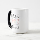 Glamスタイリッシュ-Maタイポグラフィックに昇格 モーフィングマグカップ (正面左)