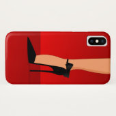 Glamハイヒールシューズ電話カバー Case-Mate iPhoneケース (裏面(横))