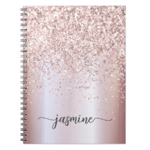 Glamバラガーリー金ゴールドグリッターモノグラム名スクリプト