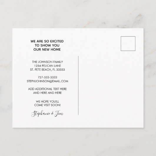 Glamバラ金ゴールドグリッタードリップニューアドレス 案内ポストカード (裏面)