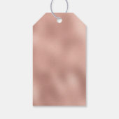 Glamバラ金ゴールドグリッター ギフトタグ (裏面)