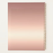 Glamバラ金ゴールドリッピンググリッターメタリック結婚ズ プランナー手帳 (裏面)