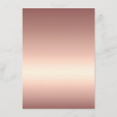 Glamバラ金ゴールドリッピンググリッターメタリック結婚ズ メニュー (裏面)