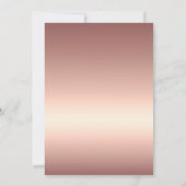 Glamバラ金ゴールドリッピンググリッターメタリック記念日 招待状 (裏面)