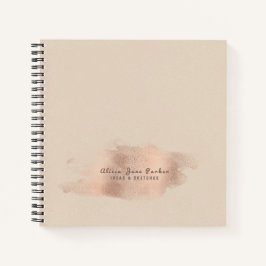 Glamバラ金ゴールド銅箔 | スケッチとアイディア ノートブック