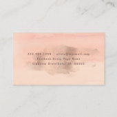 Glamバラ金ゴールド銅箔 | リップカラー分配器 名刺 (裏面)