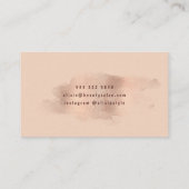 Glamバラ金ゴールド銅箔 | 美容師 名刺 (裏面)