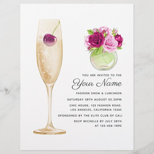 Glamファッション表示 チラシ (正面)