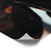 Glamファッション豪華な夏の爪、 ネイルアート写真 ポスター (角)