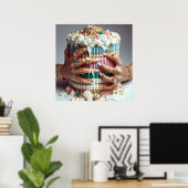 Glamファッション高級ライフスタイル写真 ポスター (ホームオフィス)