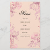 Glamフローラ70誕生日プログラムバラ金ゴールド赤面 (裏面)