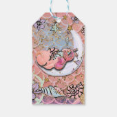 Glamベビーマーメイドガールズベビーシャワー誕生日パーティー ギフトタグ (裏面)