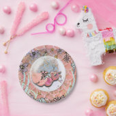 Glamベビーマーメイドガールズベビーシャワー誕生日パーティー ペーパープレート (パーティー)