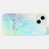 Glamホログラフィックグリッターパタカラフルーン Case-Mate iPhoneケース (裏面 (横))