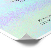 Glamモダン価格表ポスター ポスター (角)