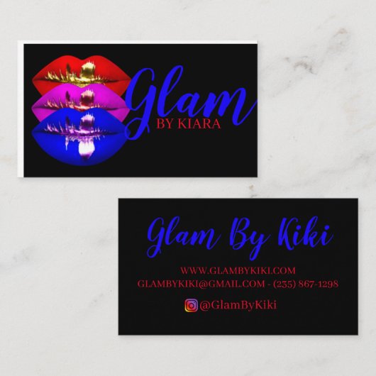 Glam名刺 名刺 (正面/裏面)