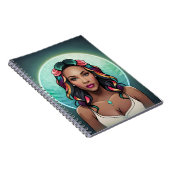 Glam女性レインボーエッセンスエンパワメント女の子パワー ノートブック (右側)