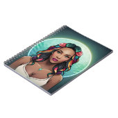 Glam女性レインボーエッセンスエンパワメント女の子パワー ノートブック (左側)