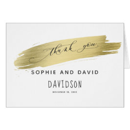 Glam書道金ゴールド線ありがとう